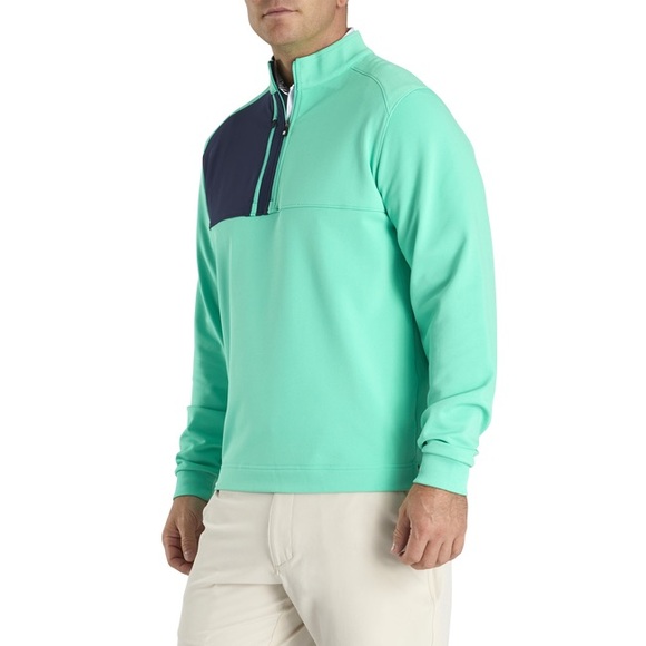 FootJoy Pique Sport Mid-Layer Pullover Golf 1/2 Zip - Picture 1 of 11